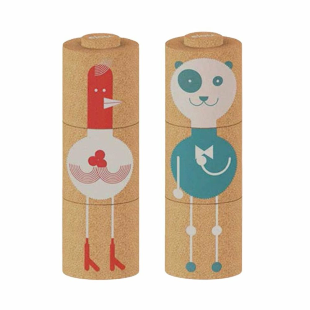 3 Piece Cork Totem Stacking Toy Baby & Toddler