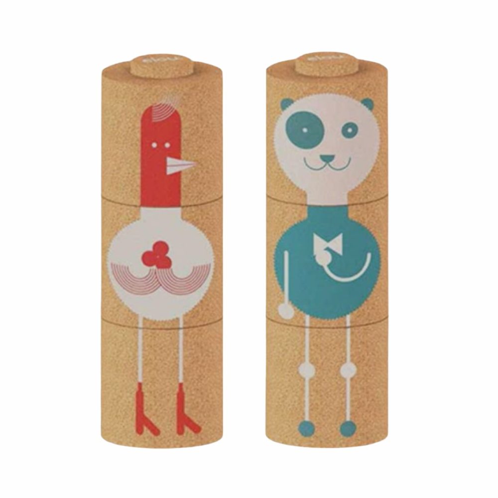 3 Piece Cork Totem Stacking Toy Baby & Toddler