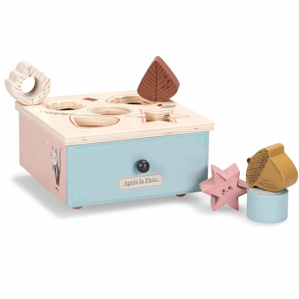 Apres La Pluie Shape Sorter Box Developmental