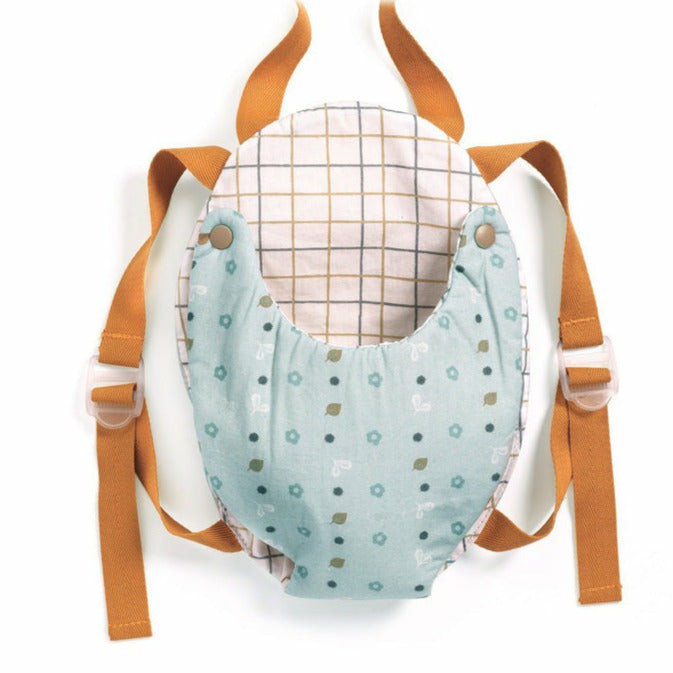 Baby Doll Carrier (Blue/Toffee) Doll Prams & Beds