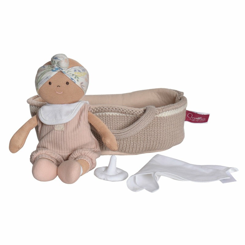 Baby With Knitted Carry Cot Dolls