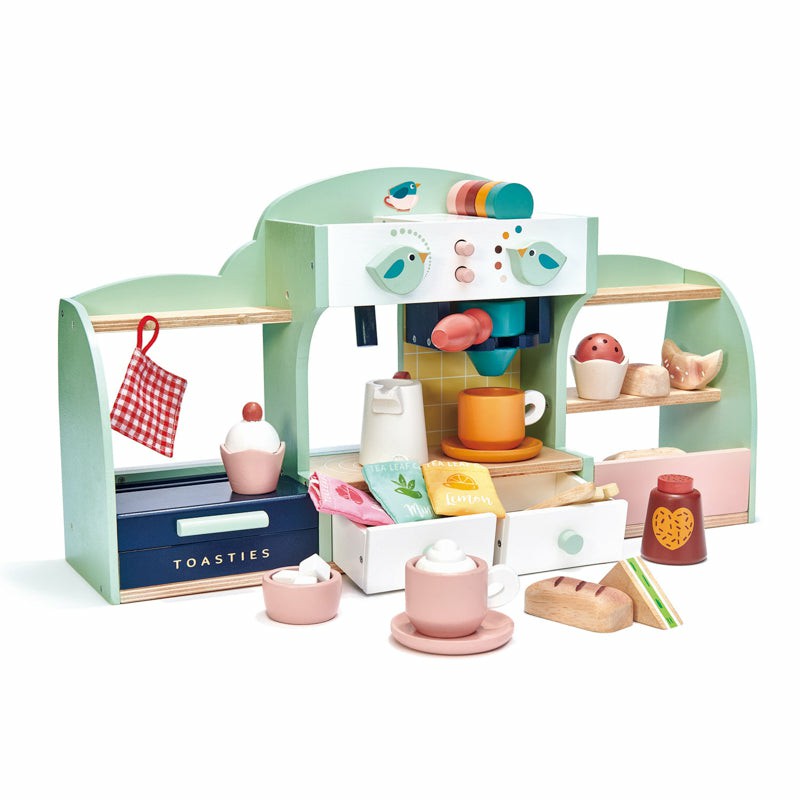 Birds Nest Cafe Playset Wooden Play Food