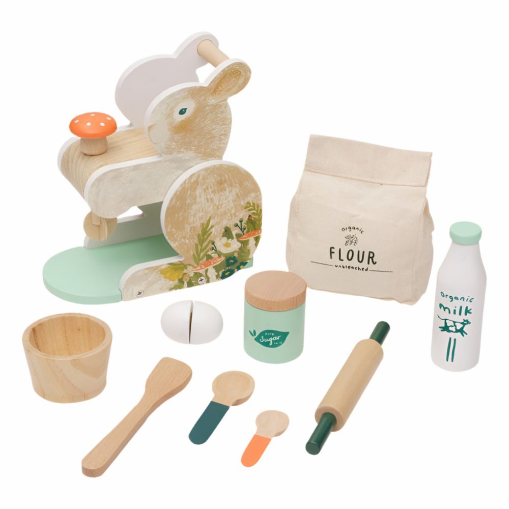 Bunny Hop Wooden Mixer Set Pretend + Role Play