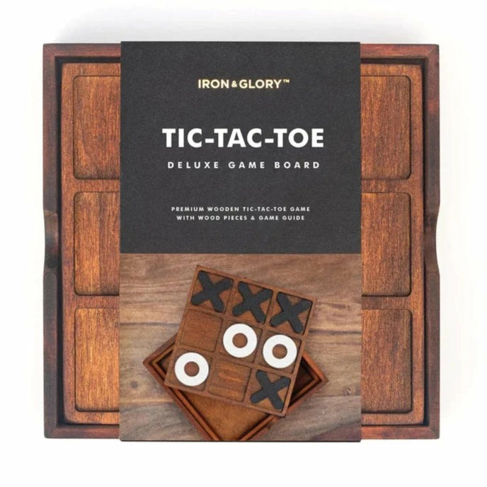 Deluxe Tic-Tac-Toe Game Wooden Games