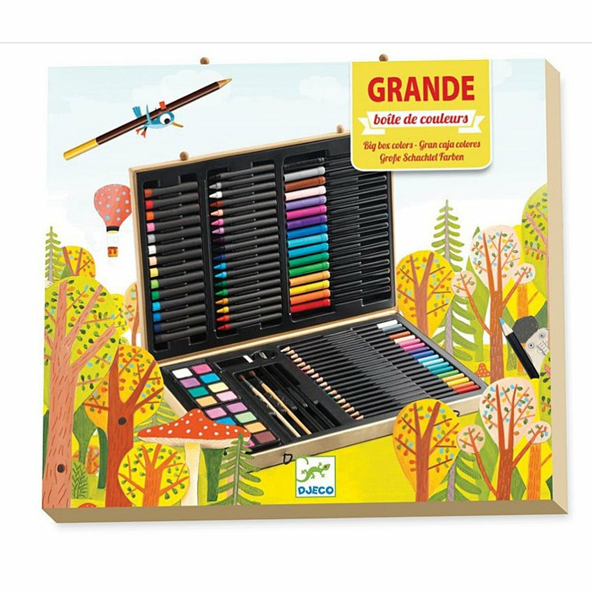 Djeco Artist Colour Box – Grande Arts & Crafts