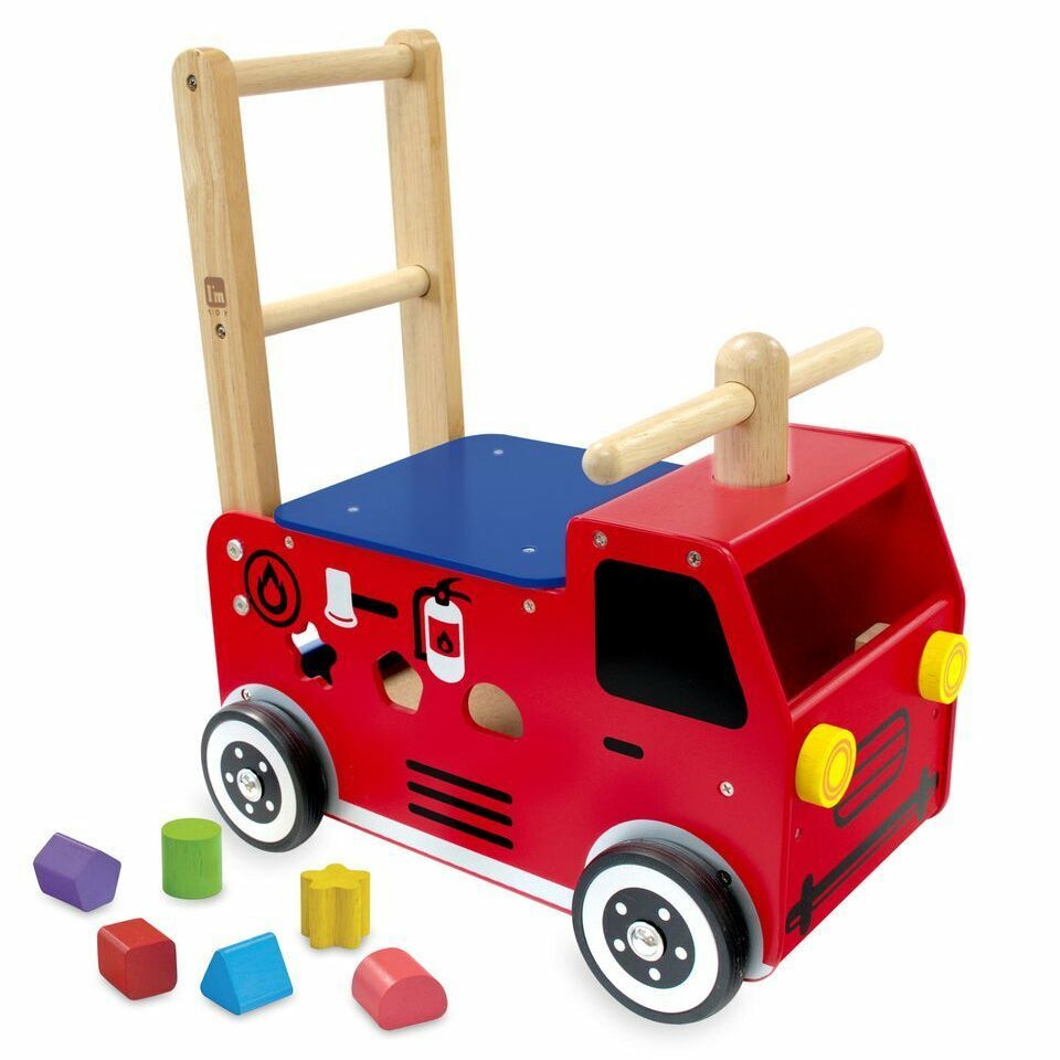 Fire Engine Walker Ride-On + Sort Developmental