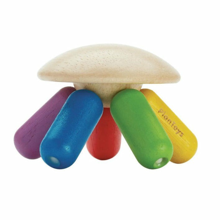 Flexi Jellyfish Rattle Plantoy Wooden Toys