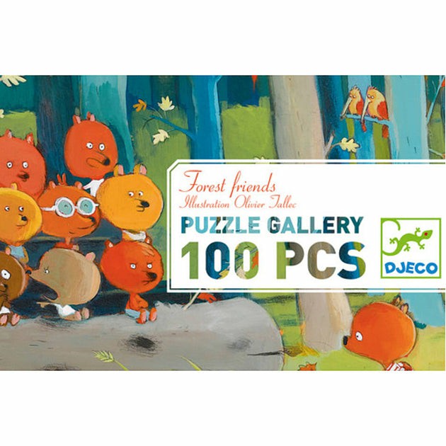 Forest Friends Gallery Puzzle + Poster Jigsaw Puzzles