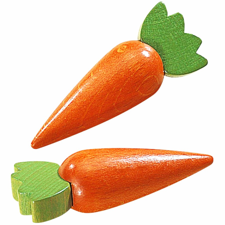 Haba Wooden Play Food – Carrots Kitchen + Play Food