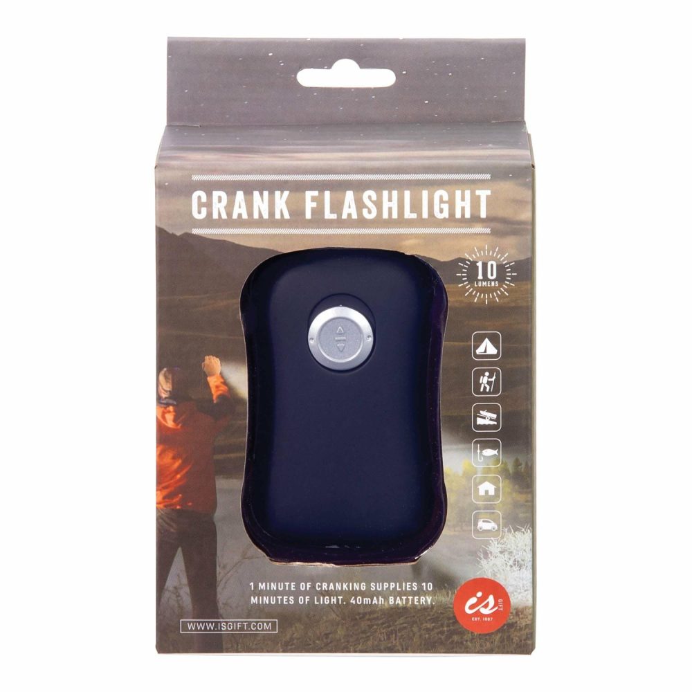 Hand Crank Flash Light Active Play