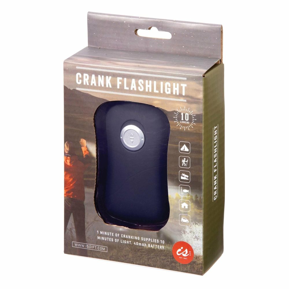 Hand Crank Flash Light Active Play