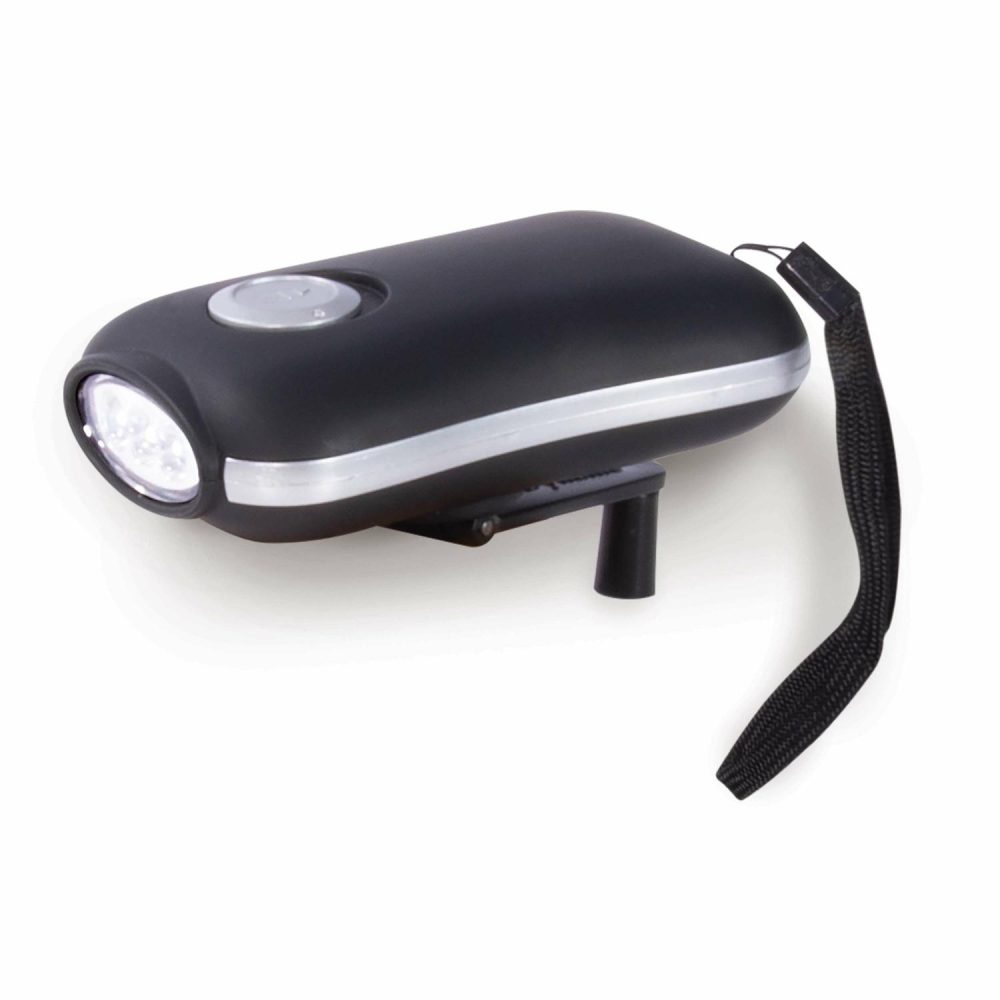 Hand Crank Flash Light Active Play