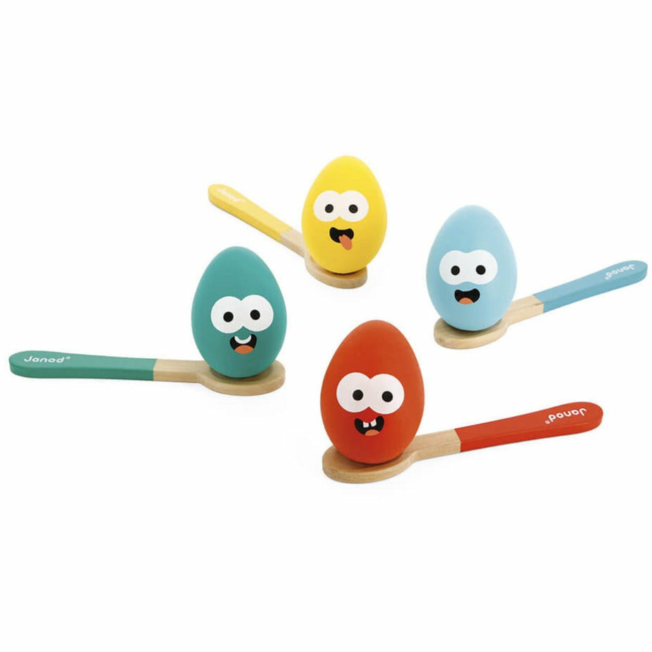 Janod Egg And Spoon Race Game (Wooden) Games