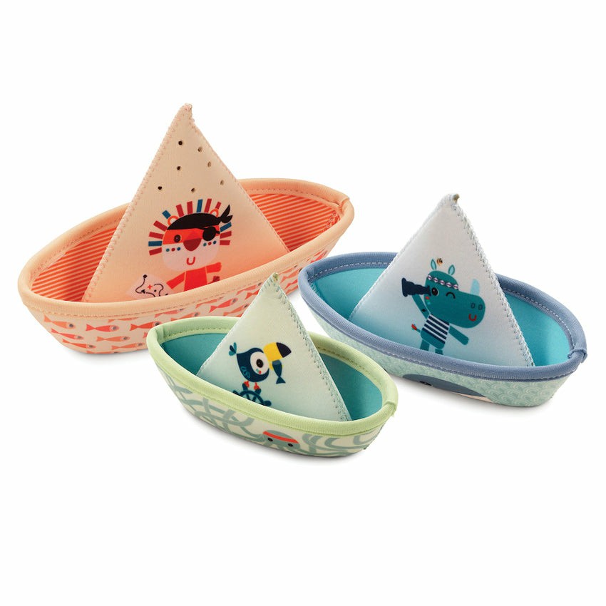 Jungle Bath Boats By Lilliputiens Baby & Toddler