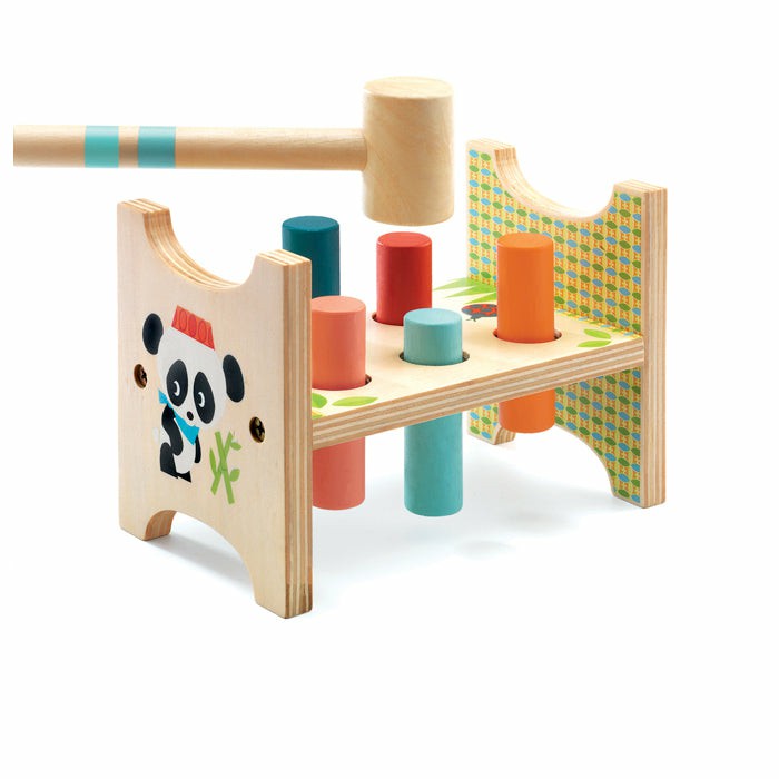 Junzo Wooden Tap Tap Hammer Game Developmental