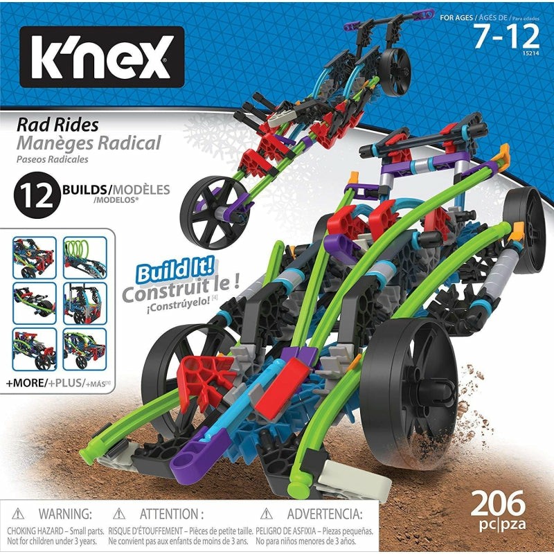 Knex Rad Rides 12 Model Building Set Blocks & Construction