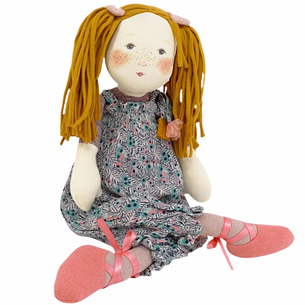 Les Rosalie Violette Rag Doll 45Cm Baby & Toddler