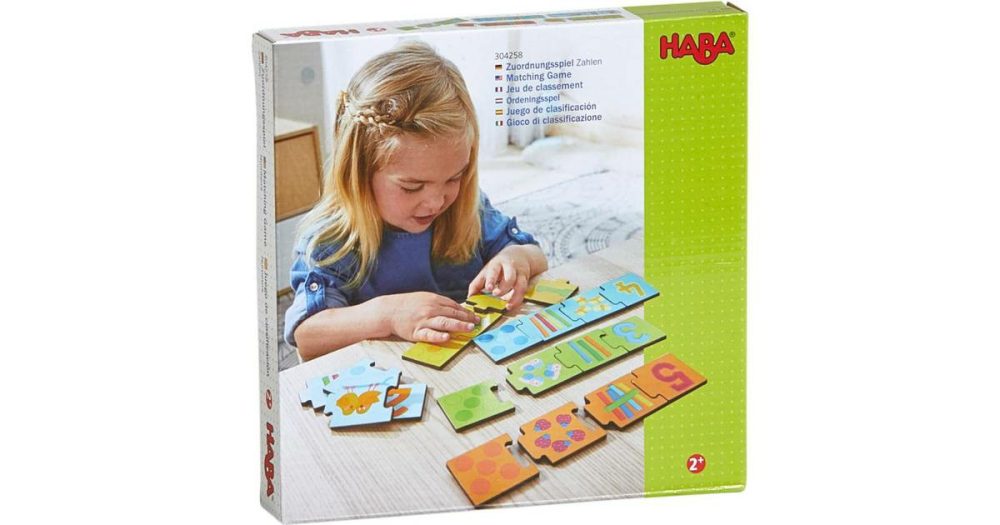 Matching Numbers Game (Wooden) Wooden Puzzles