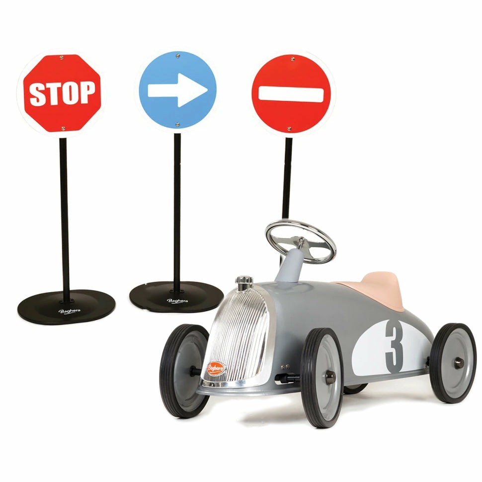 Metal Traffic Sign Set Active Play