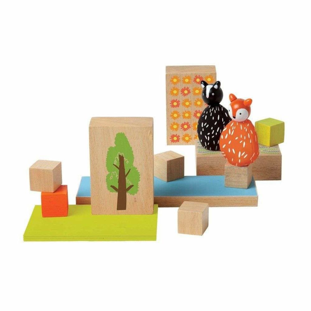 Mio Woodland Set – Fox And Skunk Blocks & Construction