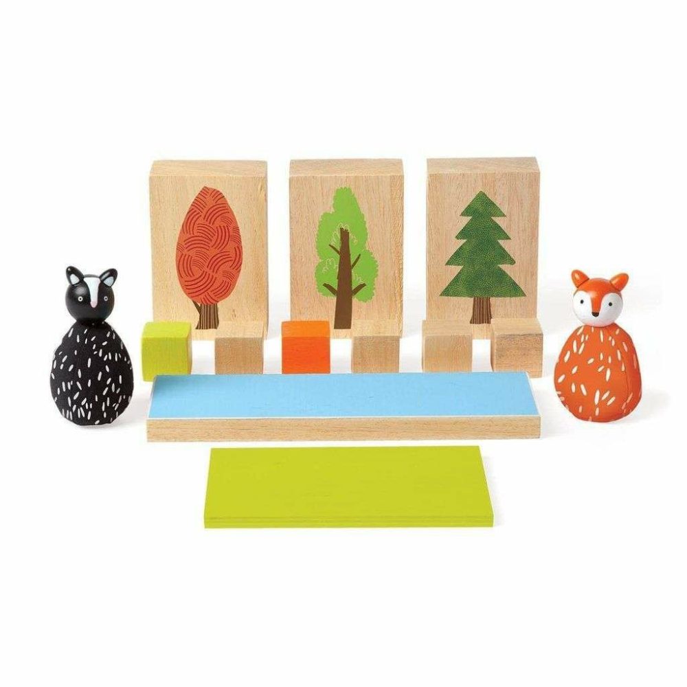 Mio Woodland Set – Fox And Skunk Blocks & Construction