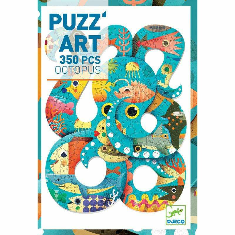 Octopus Puzzle Art – 350 Piece (Djeco) Jigsaw Puzzles