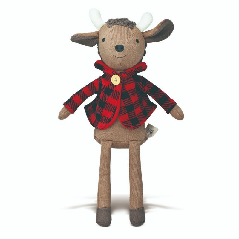 Organic Knit Plush Buffalo Dolls