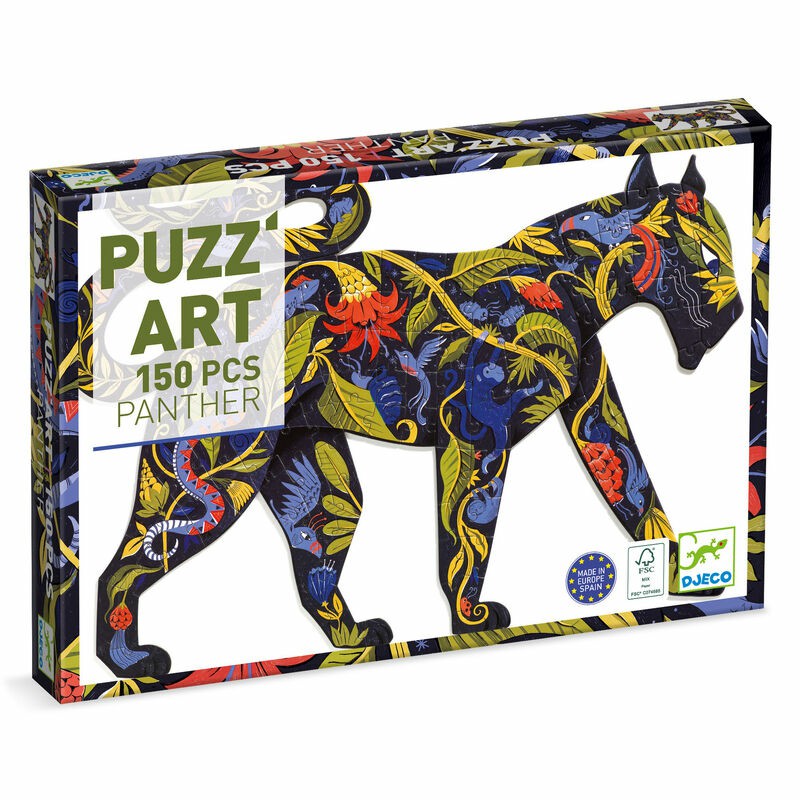 Panther Art Puzzle – 150 Piece Jigsaw Puzzles