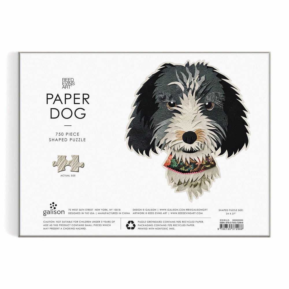 Paper Dog Jigsaw Puzzle – 750-Pc Jigsaw Puzzles