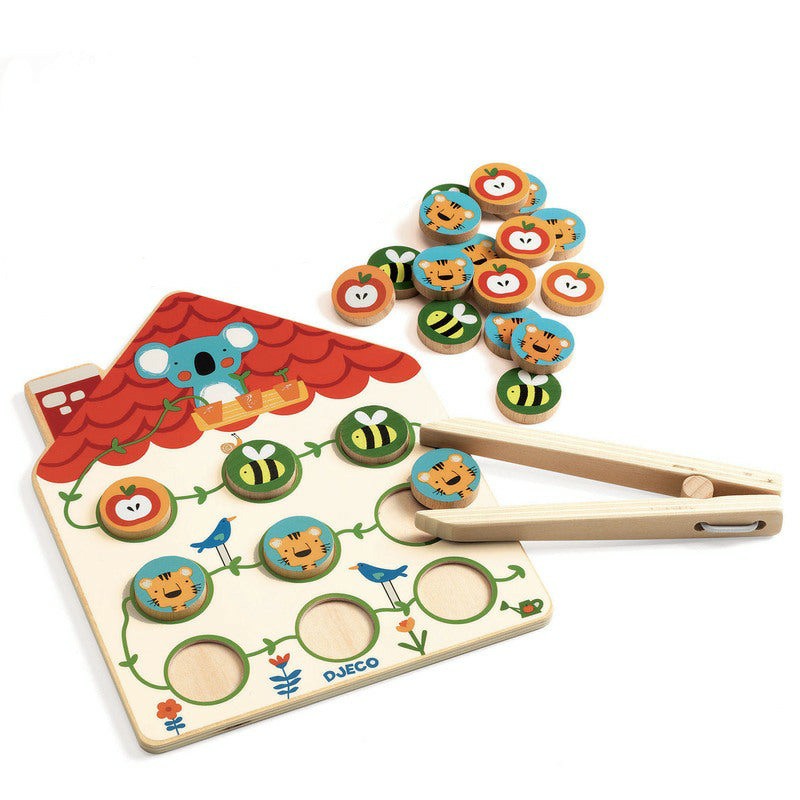 Pinstou Wooden Counting Game Games