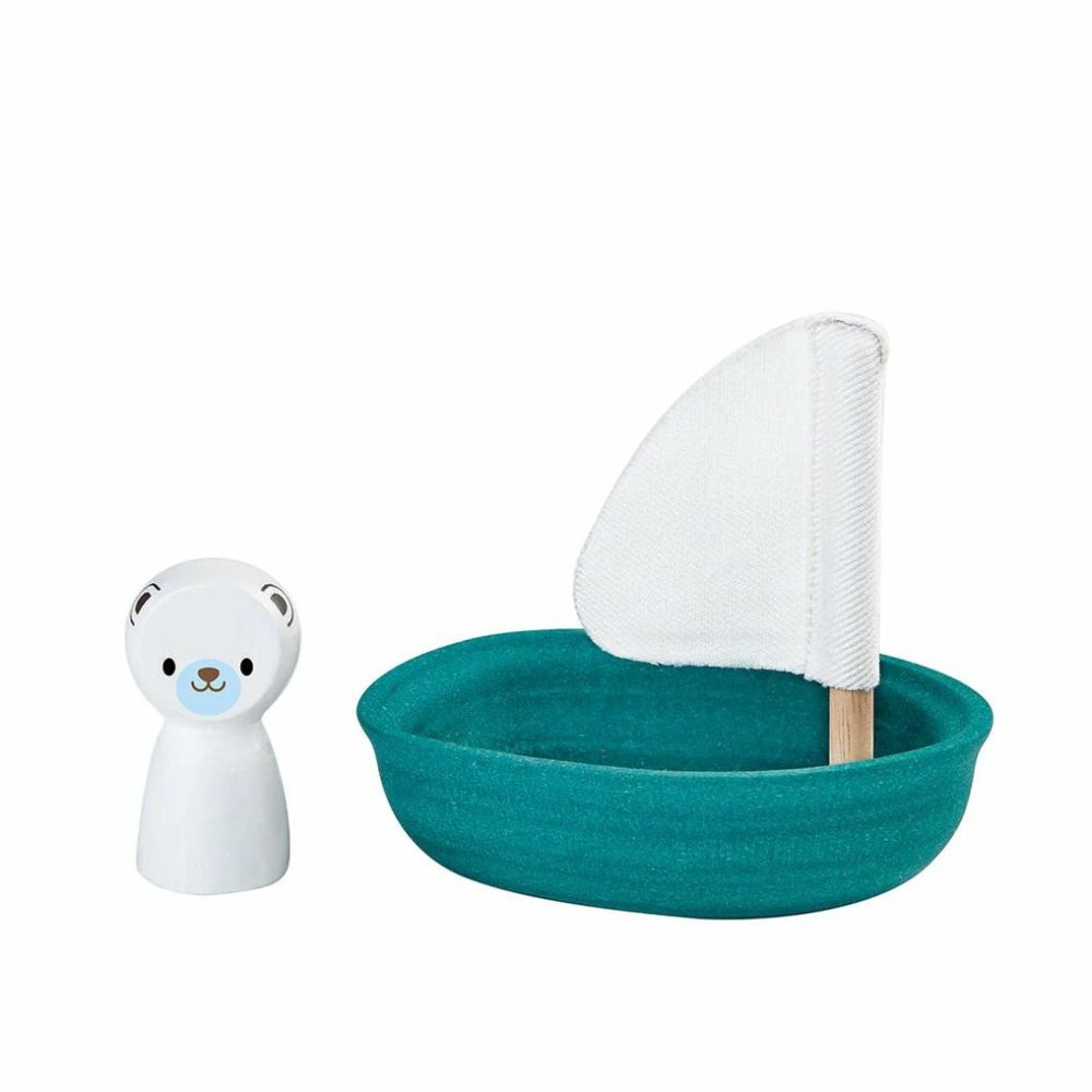 Polar Bear Bath Toy Plantoy Wooden Toys