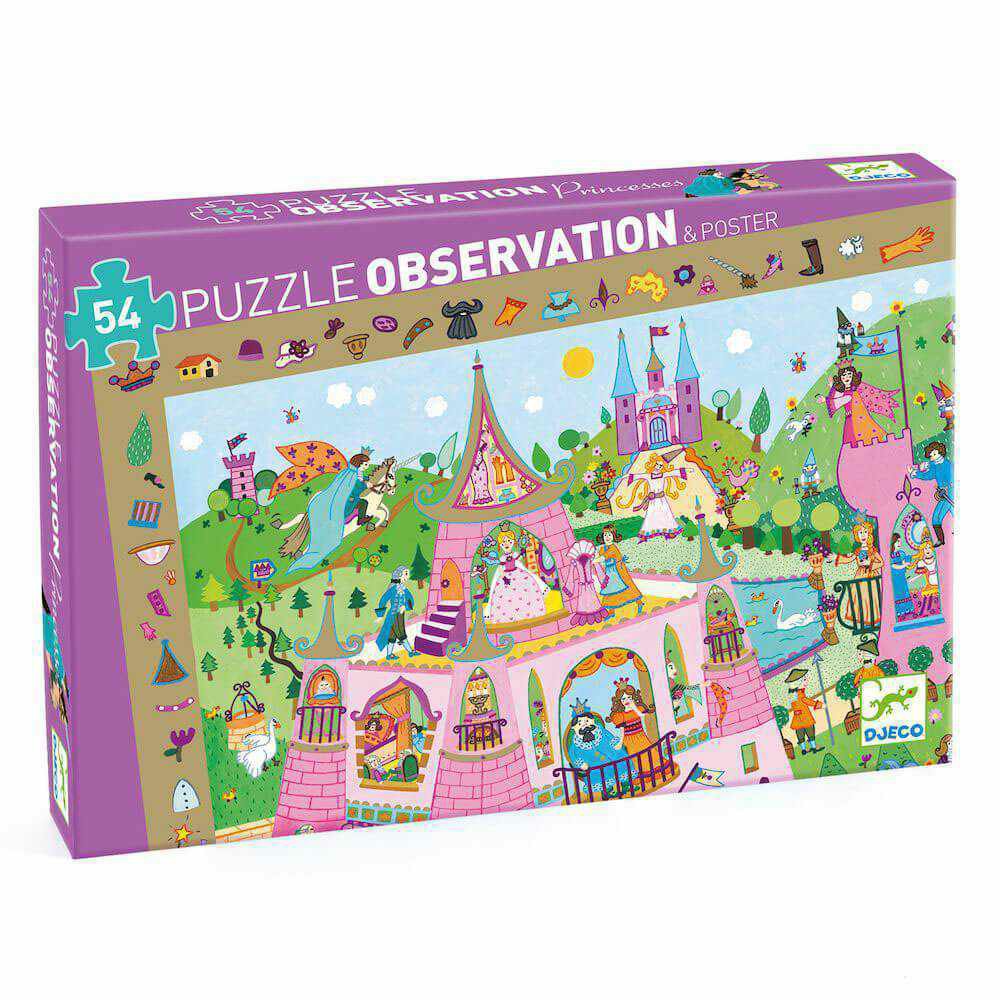 Princess Observation Puzzle + Poster Jigsaw Puzzles