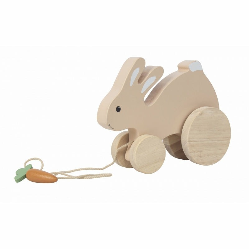 Pull Along Wooden Rabbit Active Play