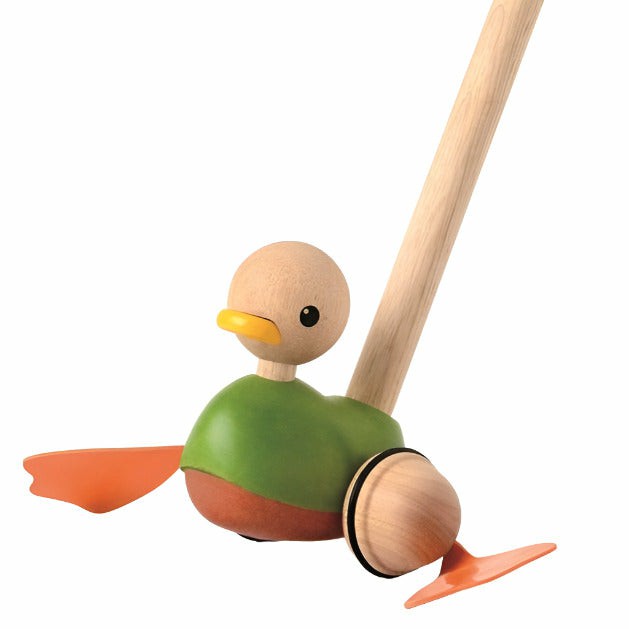 Push Along Duck Plantoy Wooden Toys