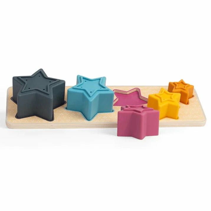 Sooting Stars Puzzle Sorter + Stack Wooden Puzzles