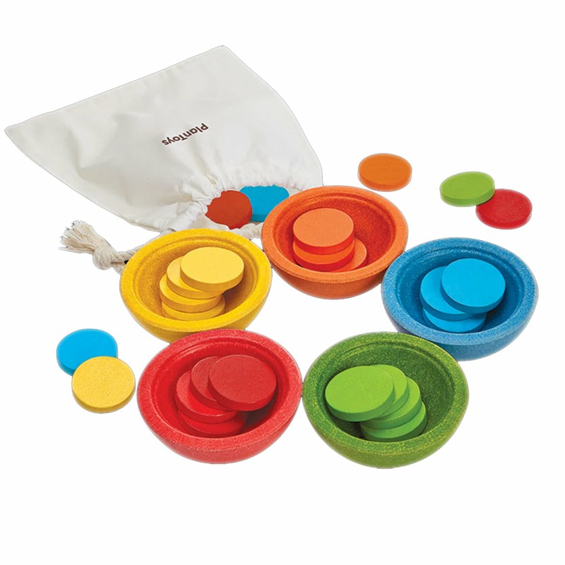 Sort And Count Cups By Plan Toys Developmental