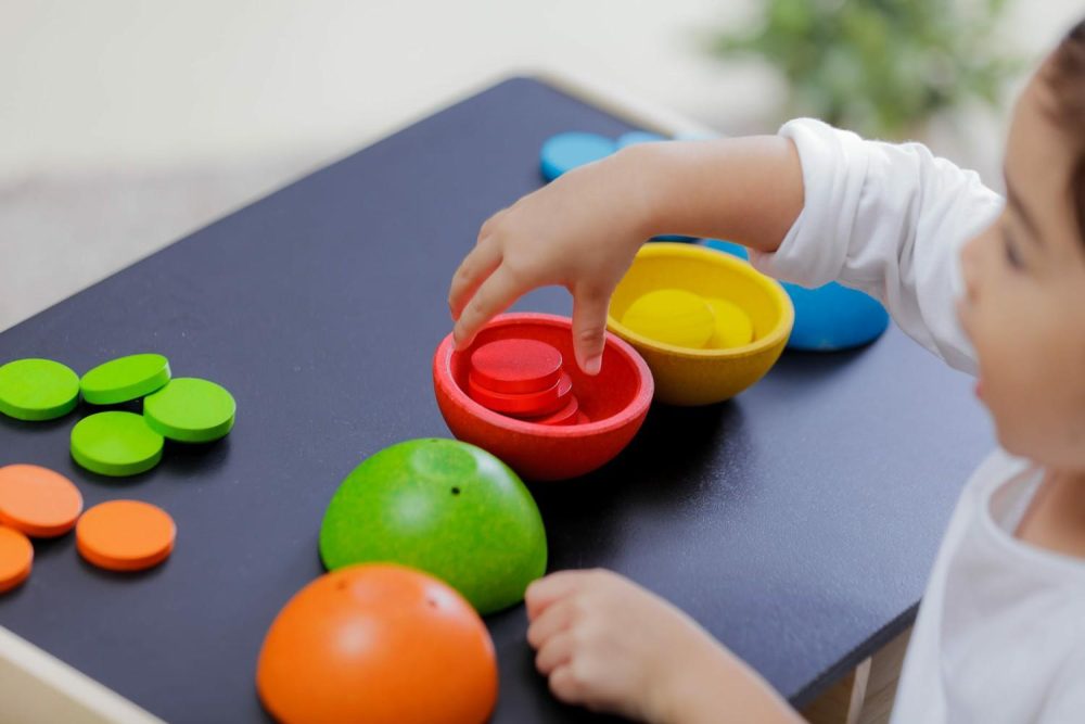 Sort And Count Cups By Plan Toys Developmental