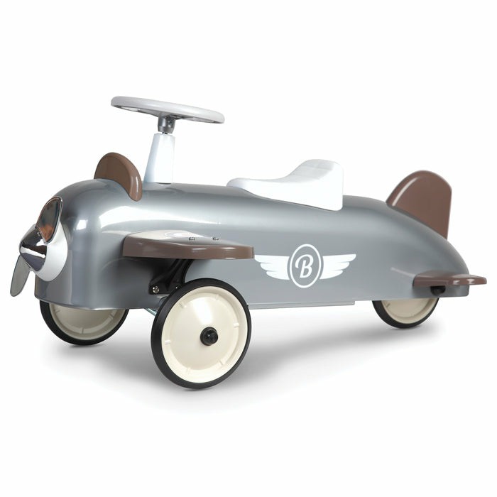 Speedster Ride-On Plane Silver Active Play