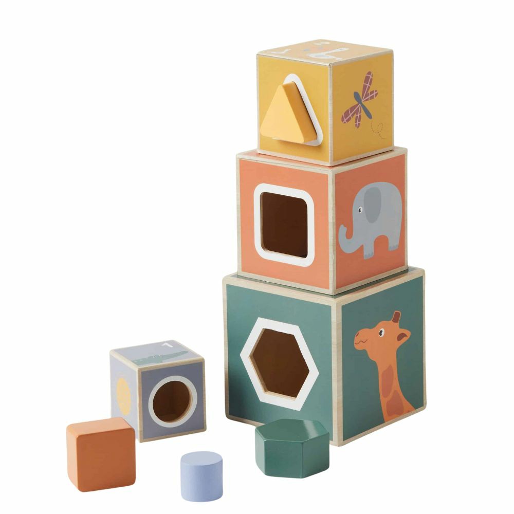 Stacking And Sorting Cubes By Zookabee Developmental