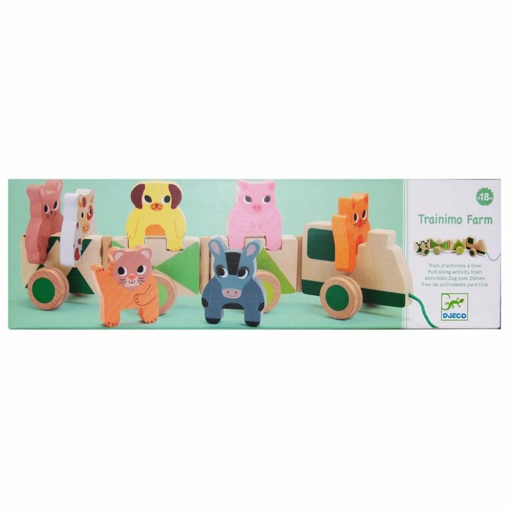 Trainimo Farm Wooden Train Active Play