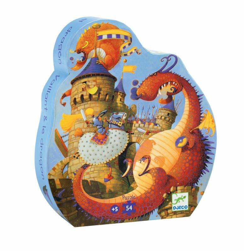 Vaillant & The Dragon Castle 54Pc Silhouette Puzzle Jigsaw Puzzles