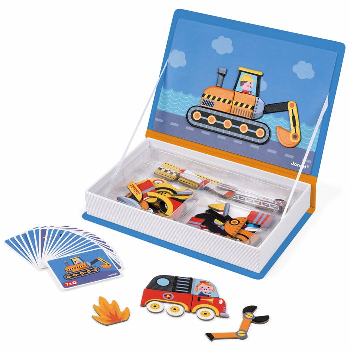 Vehicles Magnetic Book Game Magnetic Games