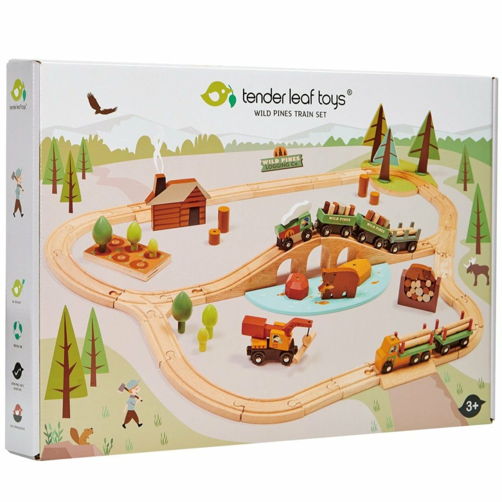 Wild Pines Large Train Set Pretend Play