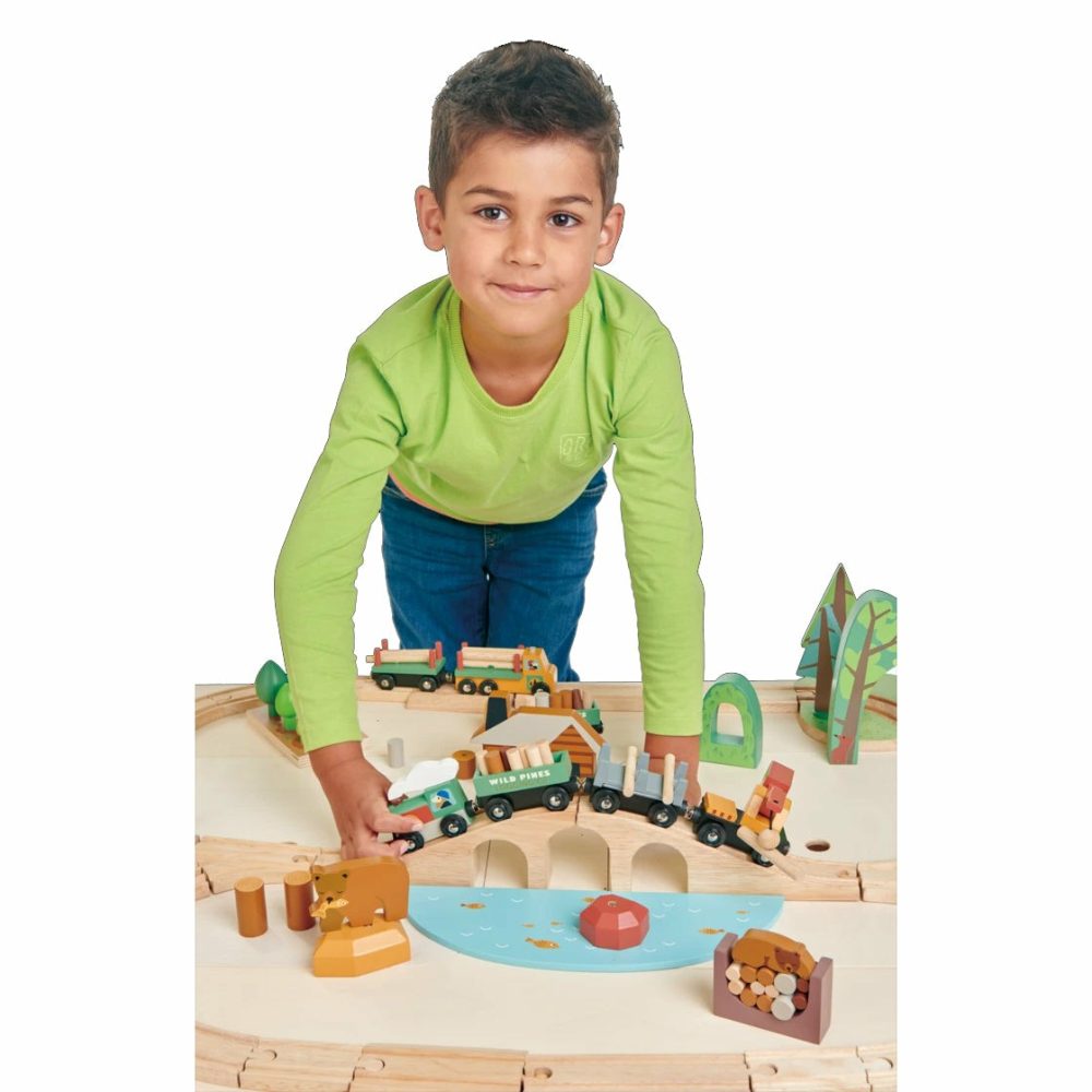 Wild Pines Large Train Set Pretend Play