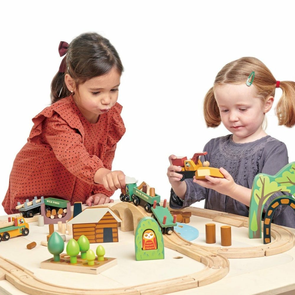 Wild Pines Large Train Set Pretend Play