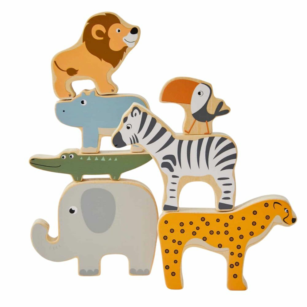 Wooden Animal Stacking Set By Zookabee Developmental