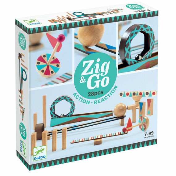 Zig And Go Action Reaction Set – 28 Pcs Games