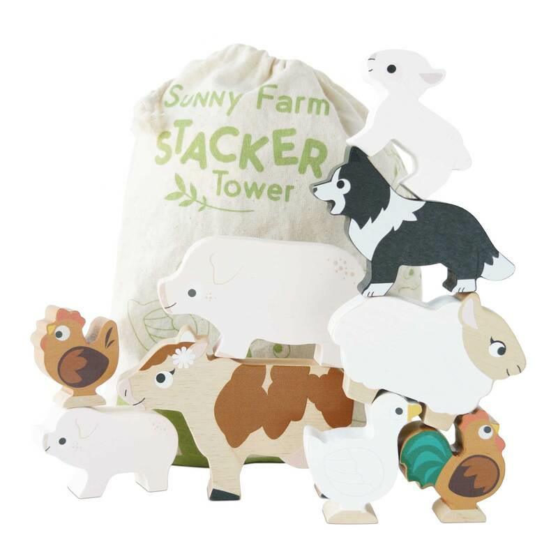 Farm Stacking Animals + Bag Developmental