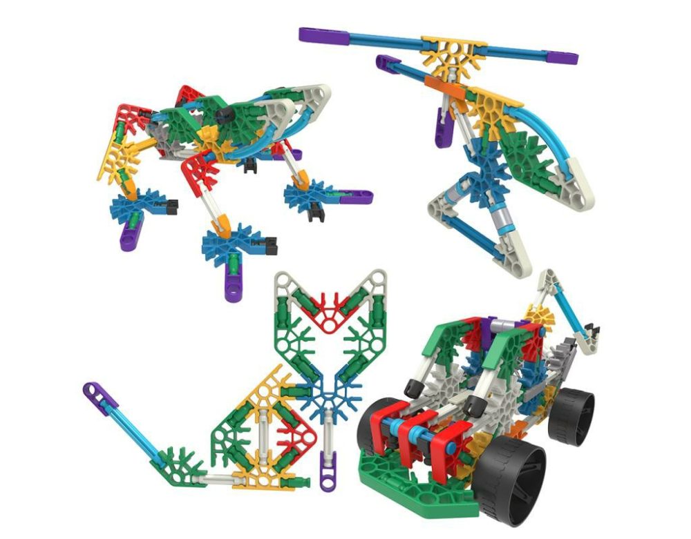 Knex Beginner 10 Builds – 125 Piece Blocks & Construction