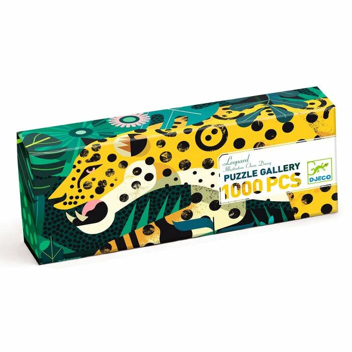 Leopard Gallery Puzzle + Poster (1000 Piece) Jigsaw Puzzles